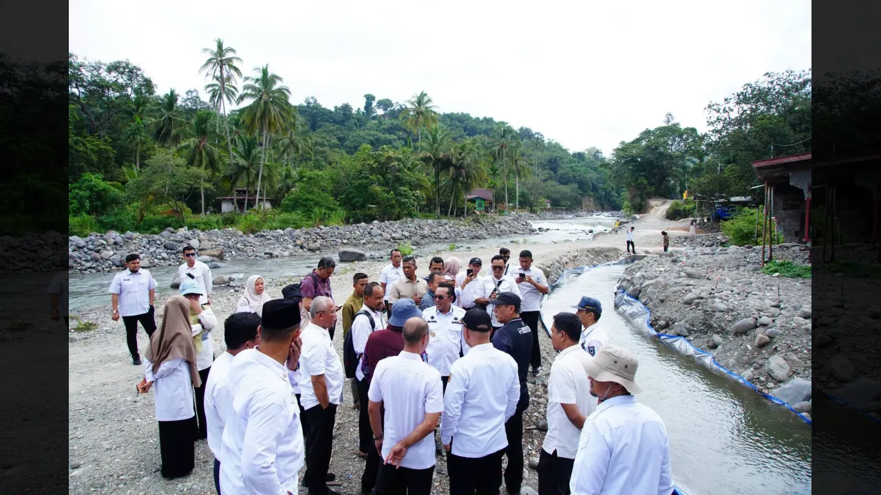 Wilayah terdampak bencana di Batipuh Selatan